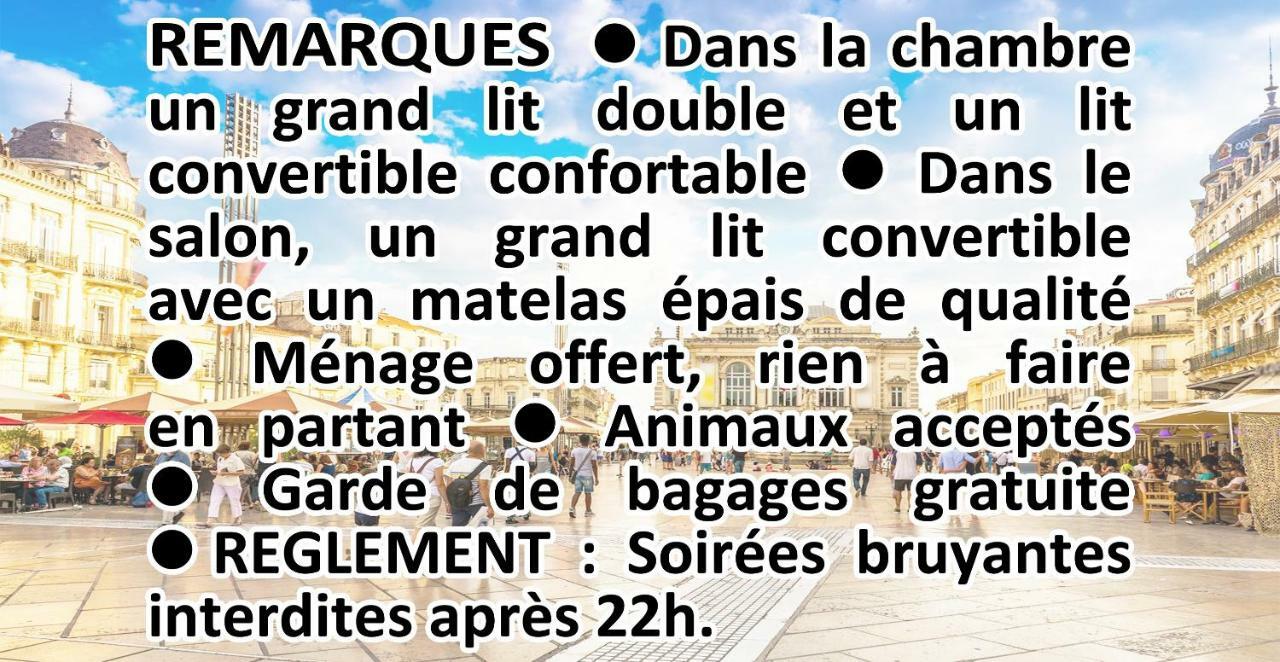 Ferienwohnung Comedie Musee-Fabre Parking Offert Climatisation Montpellier Exterior foto