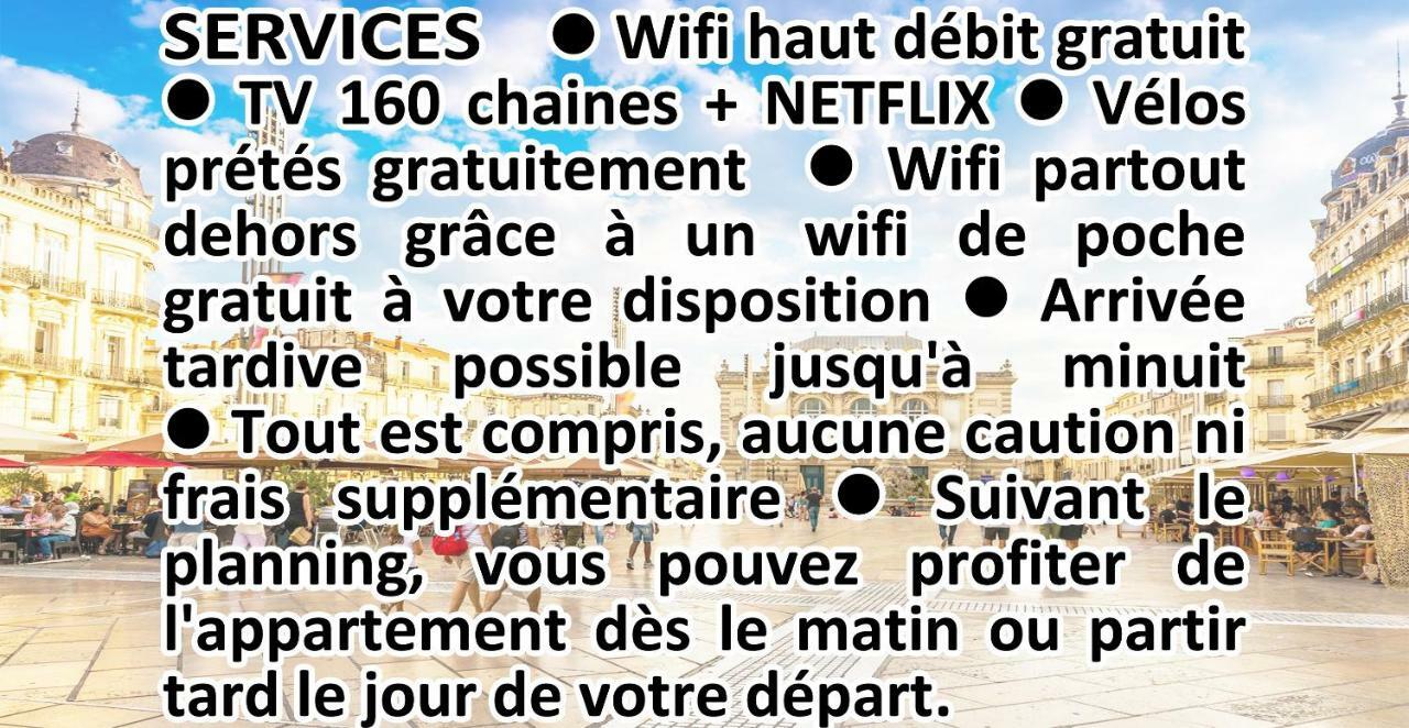Ferienwohnung Comedie Musee-Fabre Parking Offert Climatisation Montpellier Exterior foto
