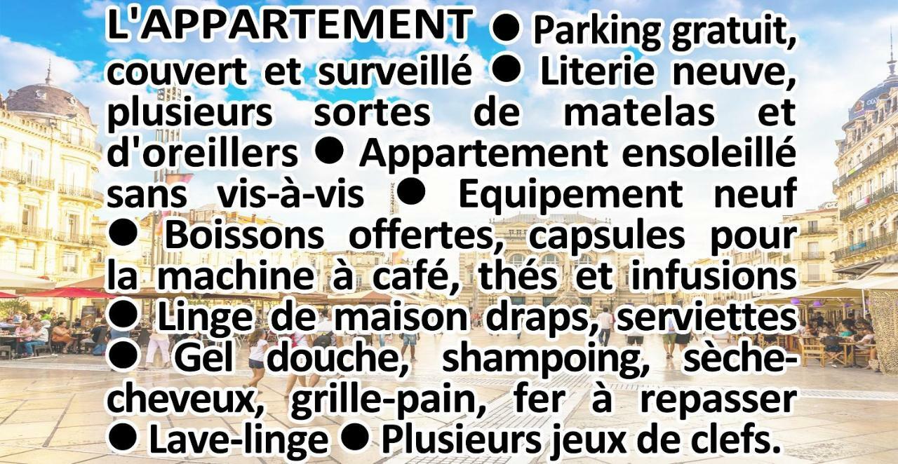 Ferienwohnung Comedie Musee-Fabre Parking Offert Climatisation Montpellier Exterior foto